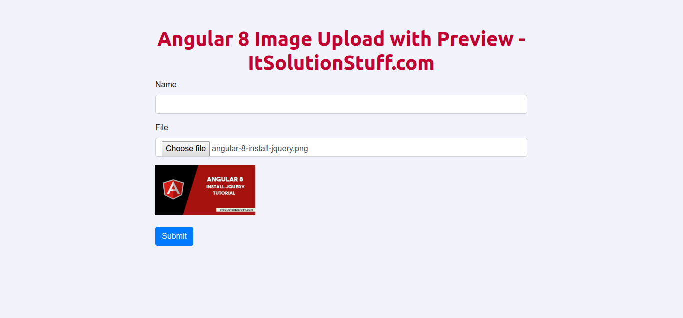 Angular Image Upload Example Tutorial ItSolutionStuff