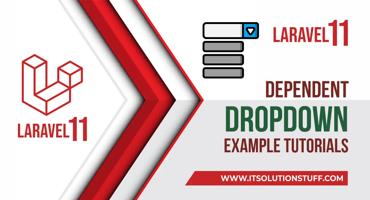 laravel 11 dependent dropdown