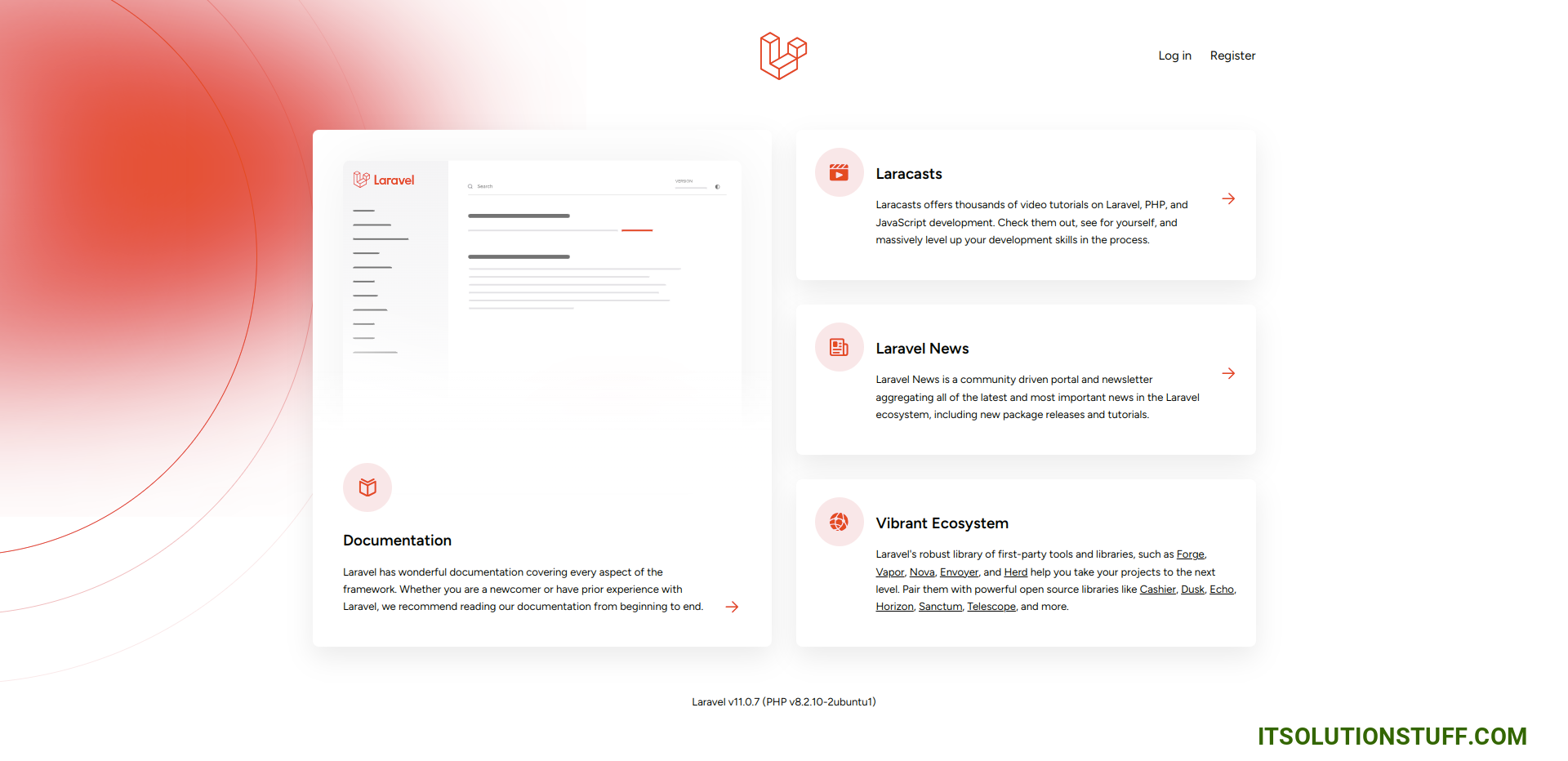 laravel 11 vue home