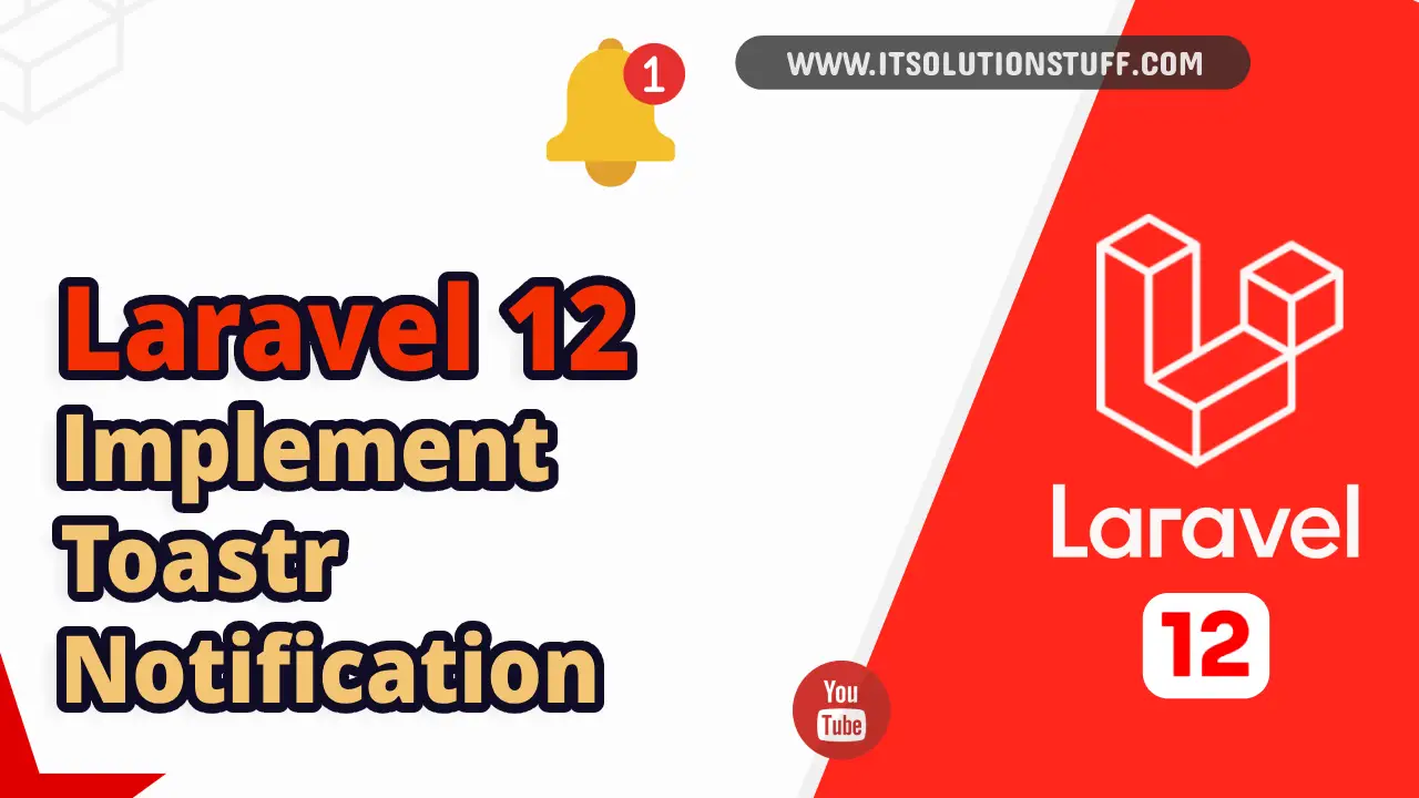 laravel 12 toastr notification