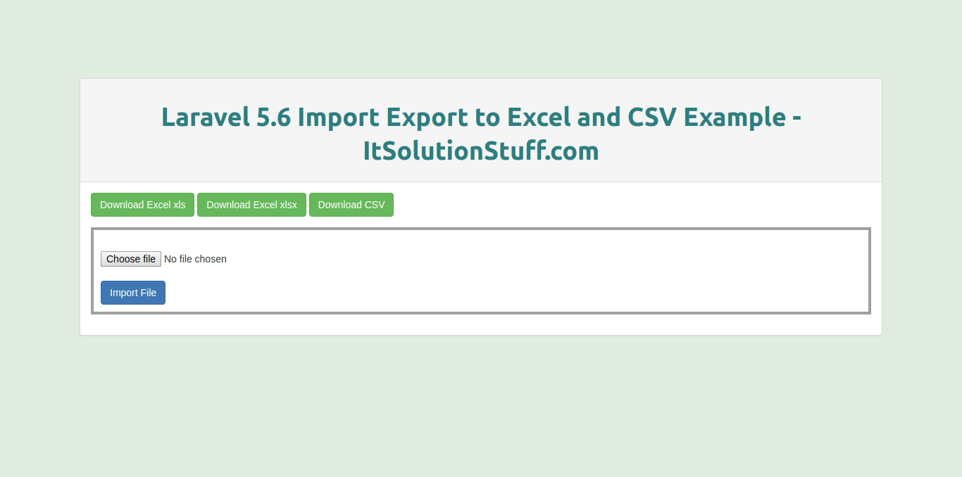 javascript download excel file