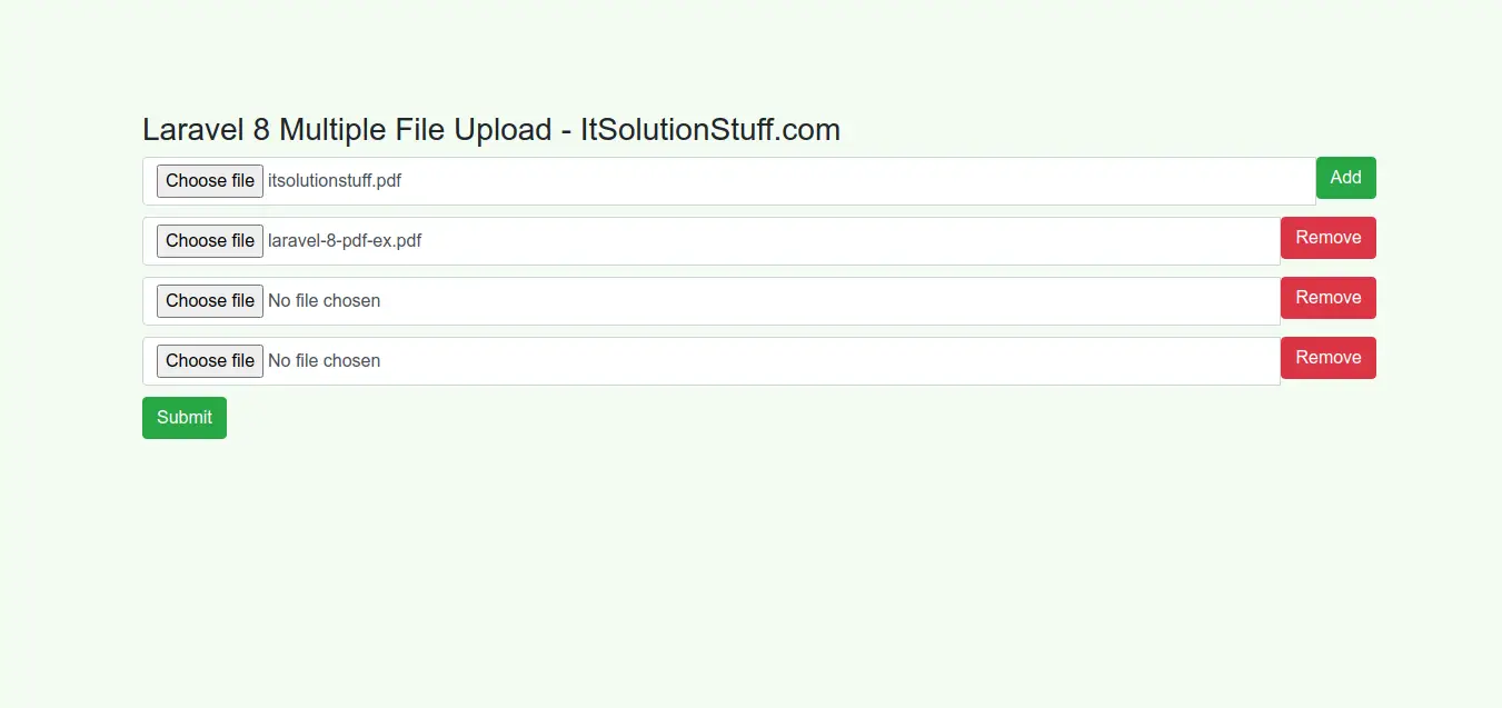 Laravel 20 Multiple File Upload Example   ItSolutionStuff.com