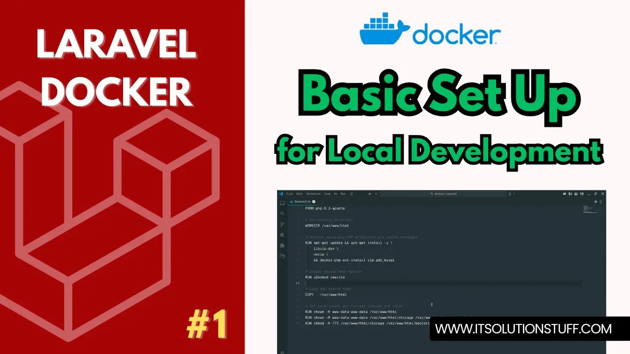 Laravel Docker #1 – Basic Set Up for Local Development Image