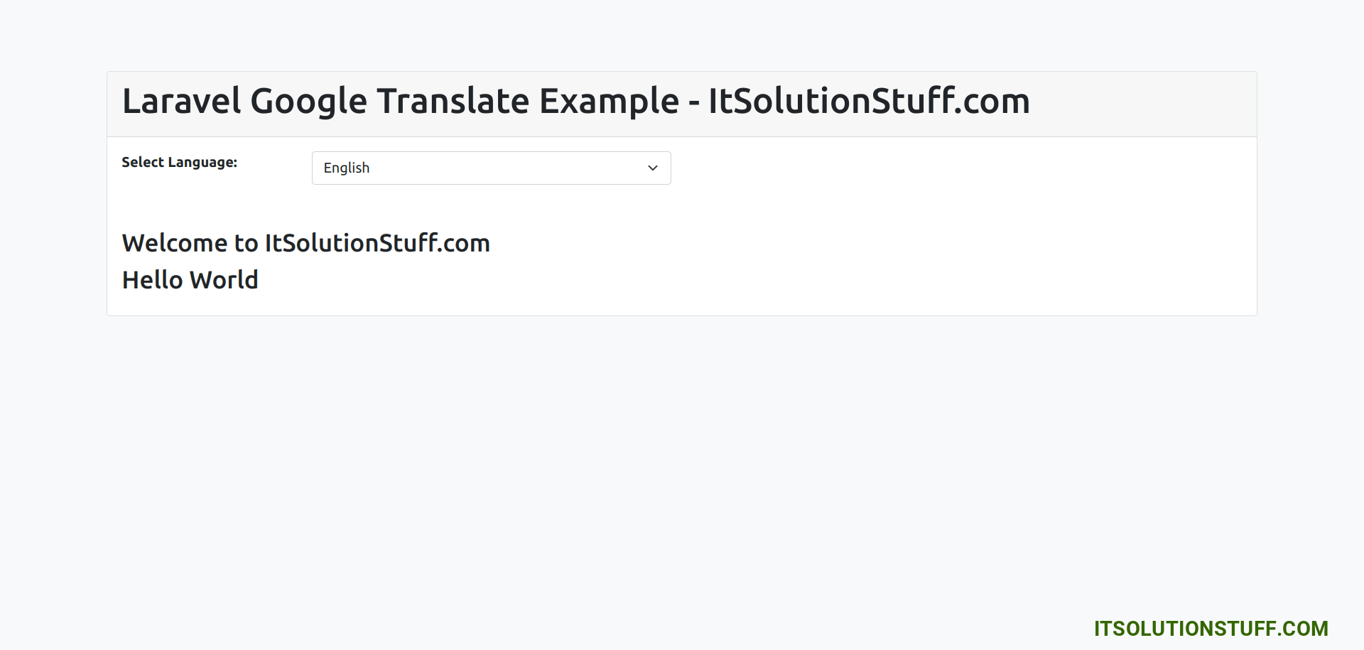 How to Use Google Translator in Laravel?