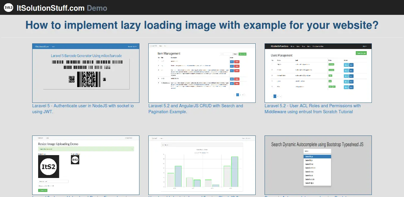 How to Add Lazy Loading Image using JQuery?