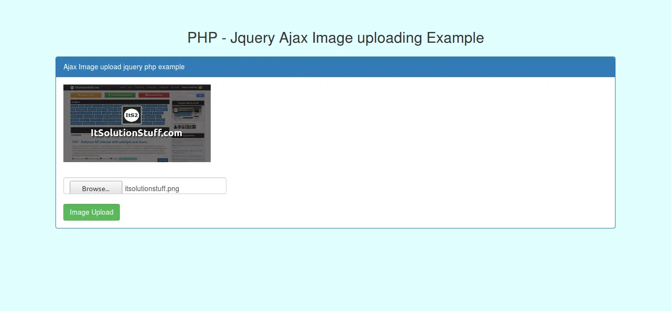 php jquery file upload example php jquery file upload example